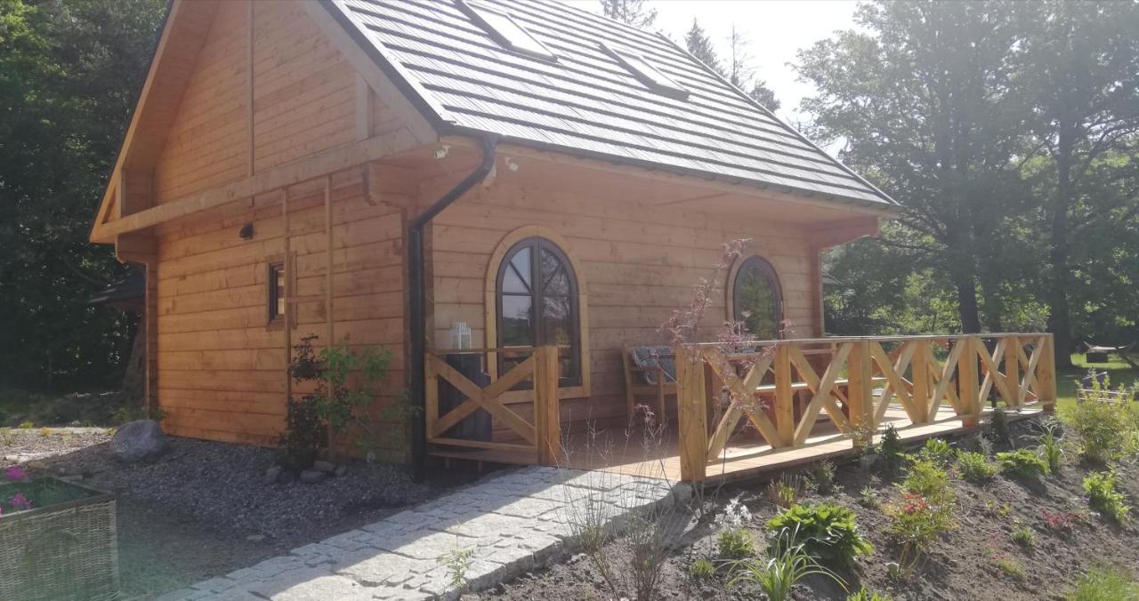 Woodorf Drewnem Uslane - Domki Z Bala Nad Rzeka Slupia Wsrod Pol I Lasow Z Chata Grillowa, Ogniskiem I Placami Zabaw Dla Dzieci Ustka Ngoại thất bức ảnh